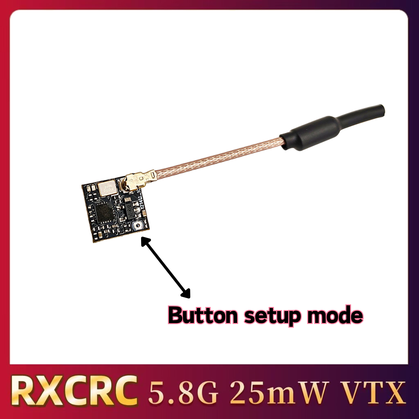 وحدة إرسال فيديو تناظرية RXCRC - مراجعة Drone Frame وسعره